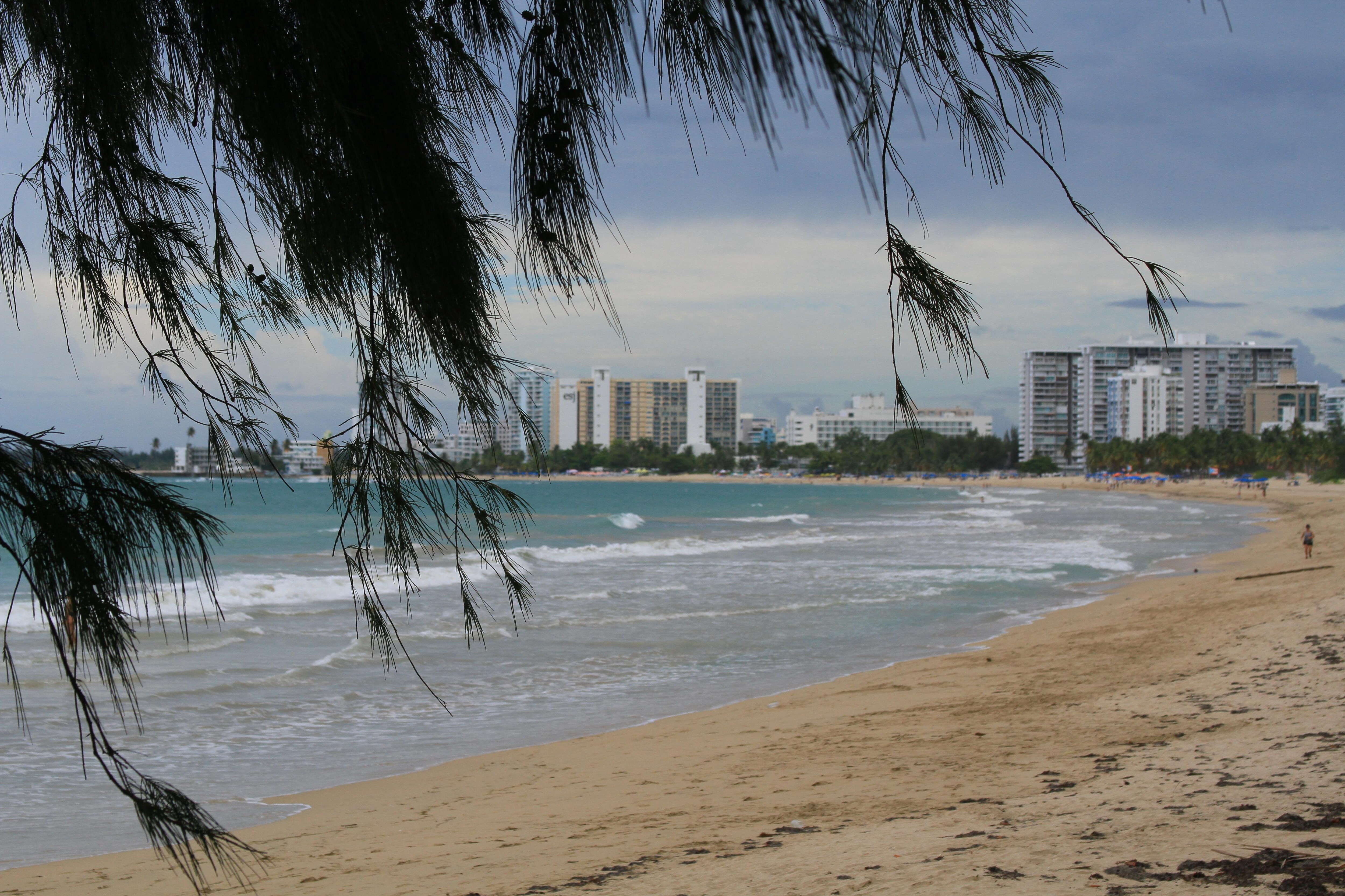 right out side the beach access gate, view to the right
