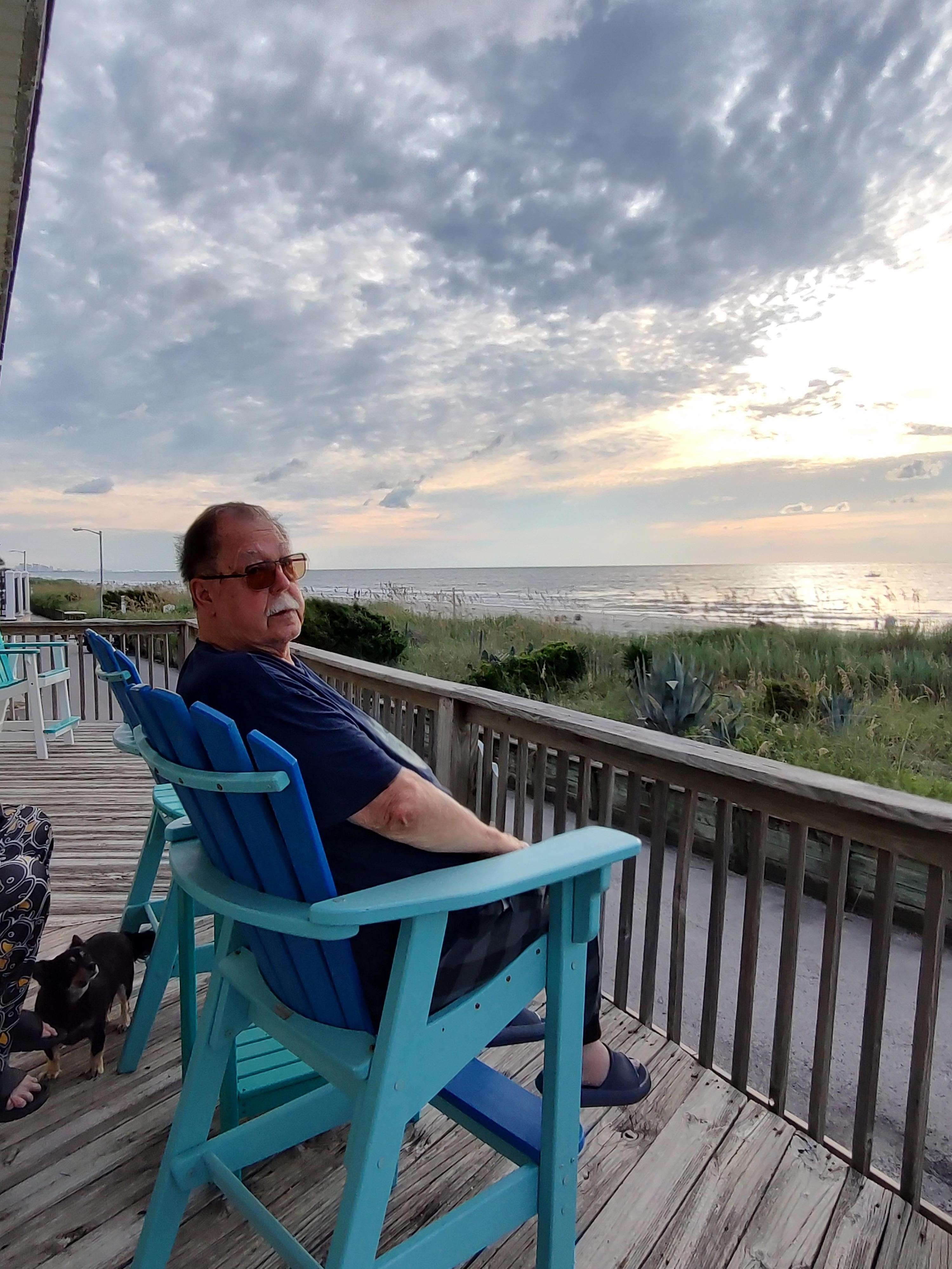 My 82 year old dad soaking it all in.