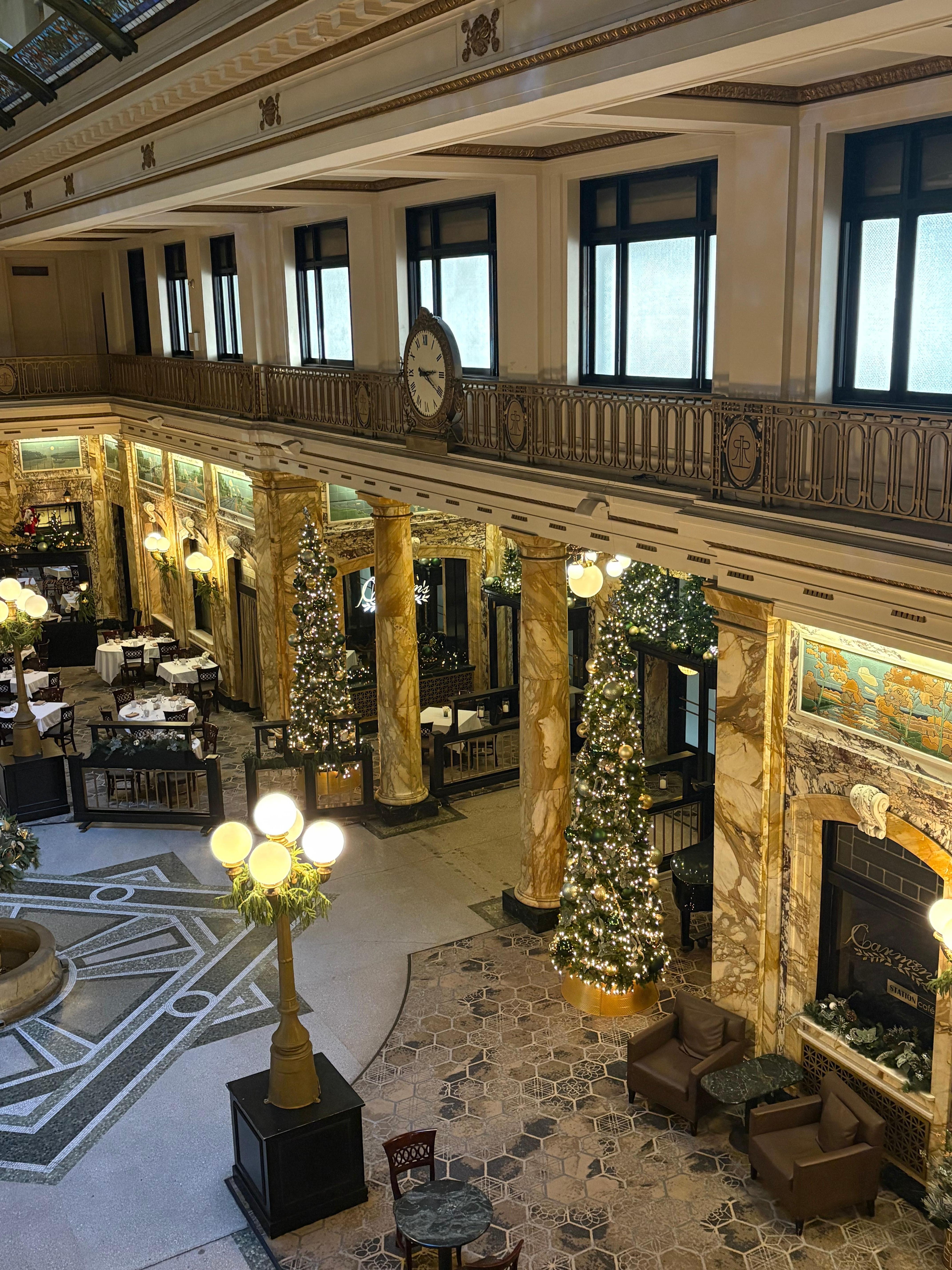 View of the main area from the 2nd floor. 