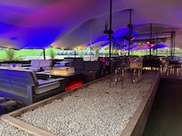 Outdoors lounge area