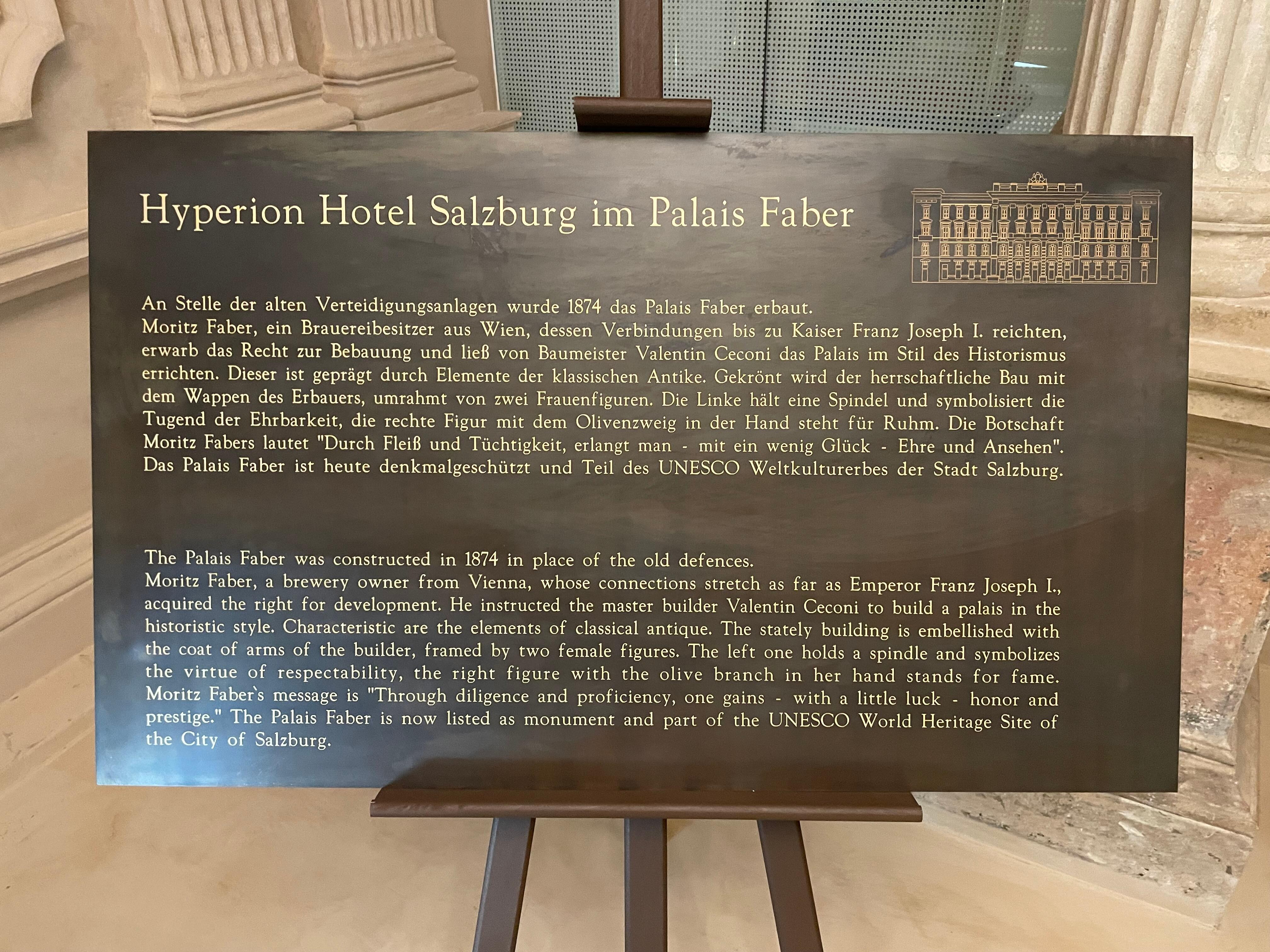 Hotel era um palácio anteriormente