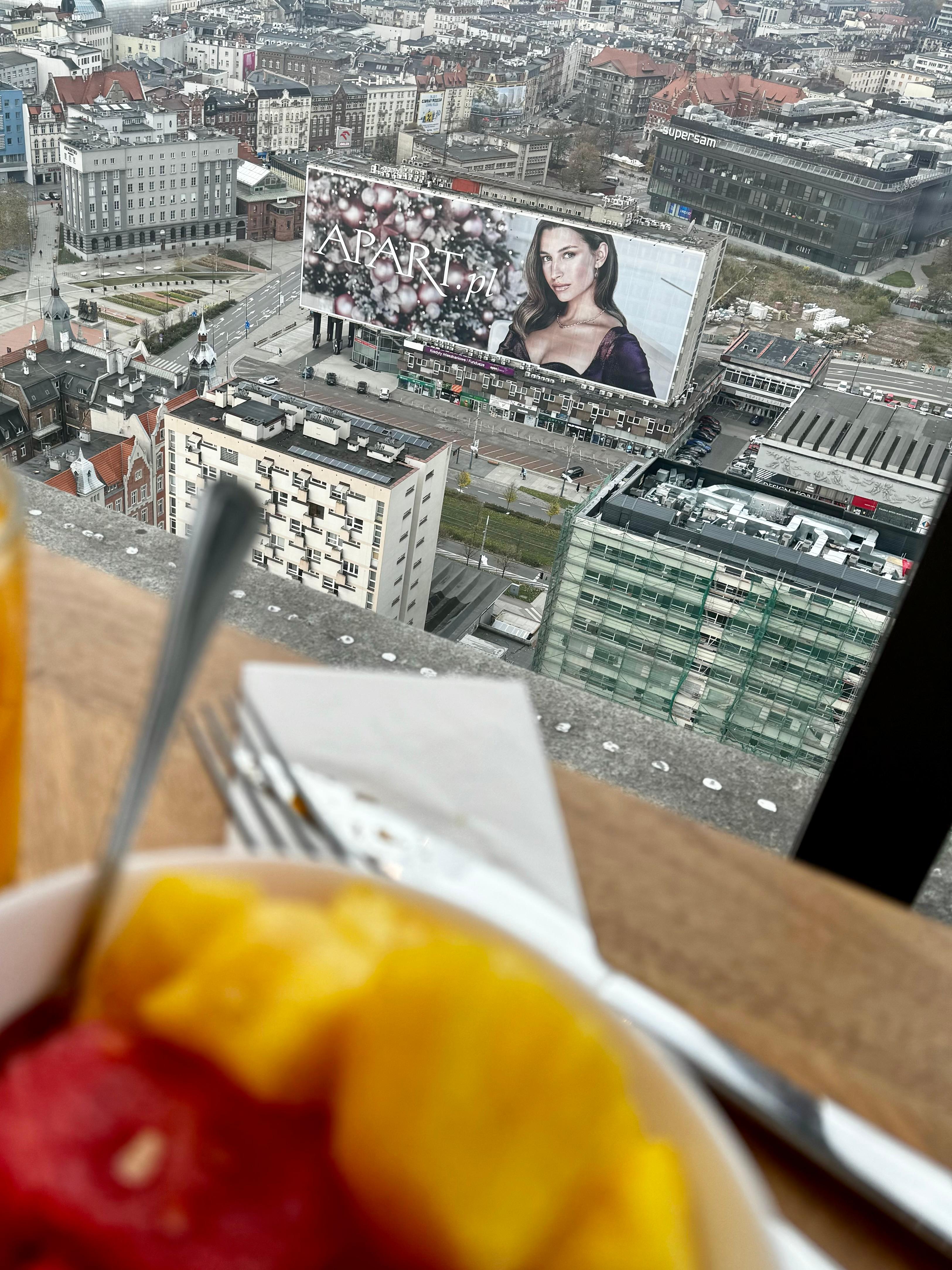 Breakfast at the 27th floor restaurant