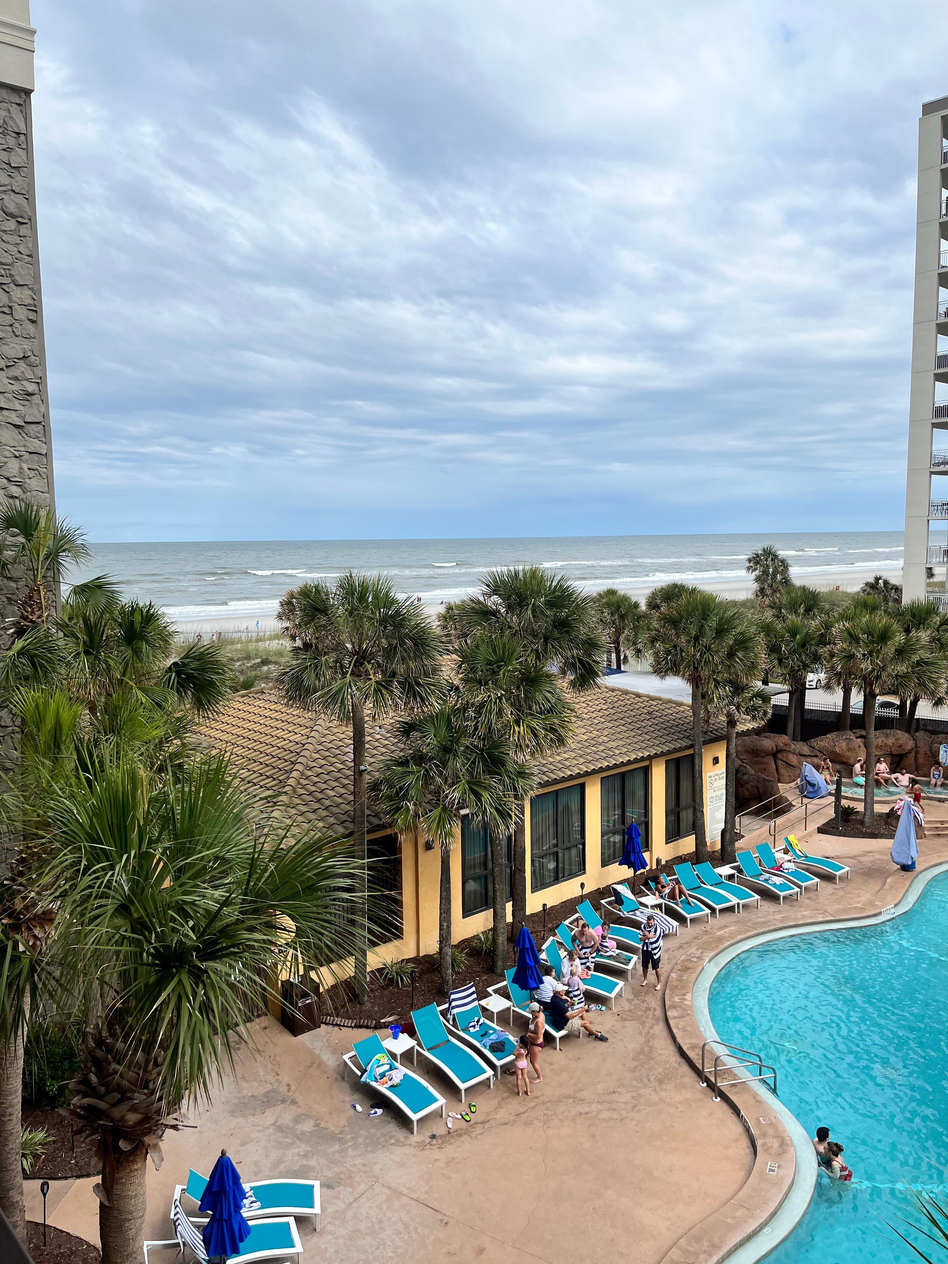 View from Room 412 balcony 