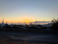 Solopgang i Simrishamn