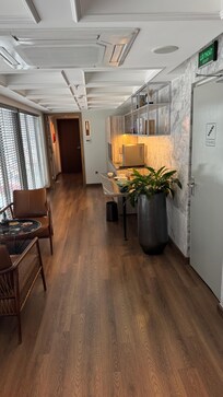 Level 12 guests have exclusive tea coffee area