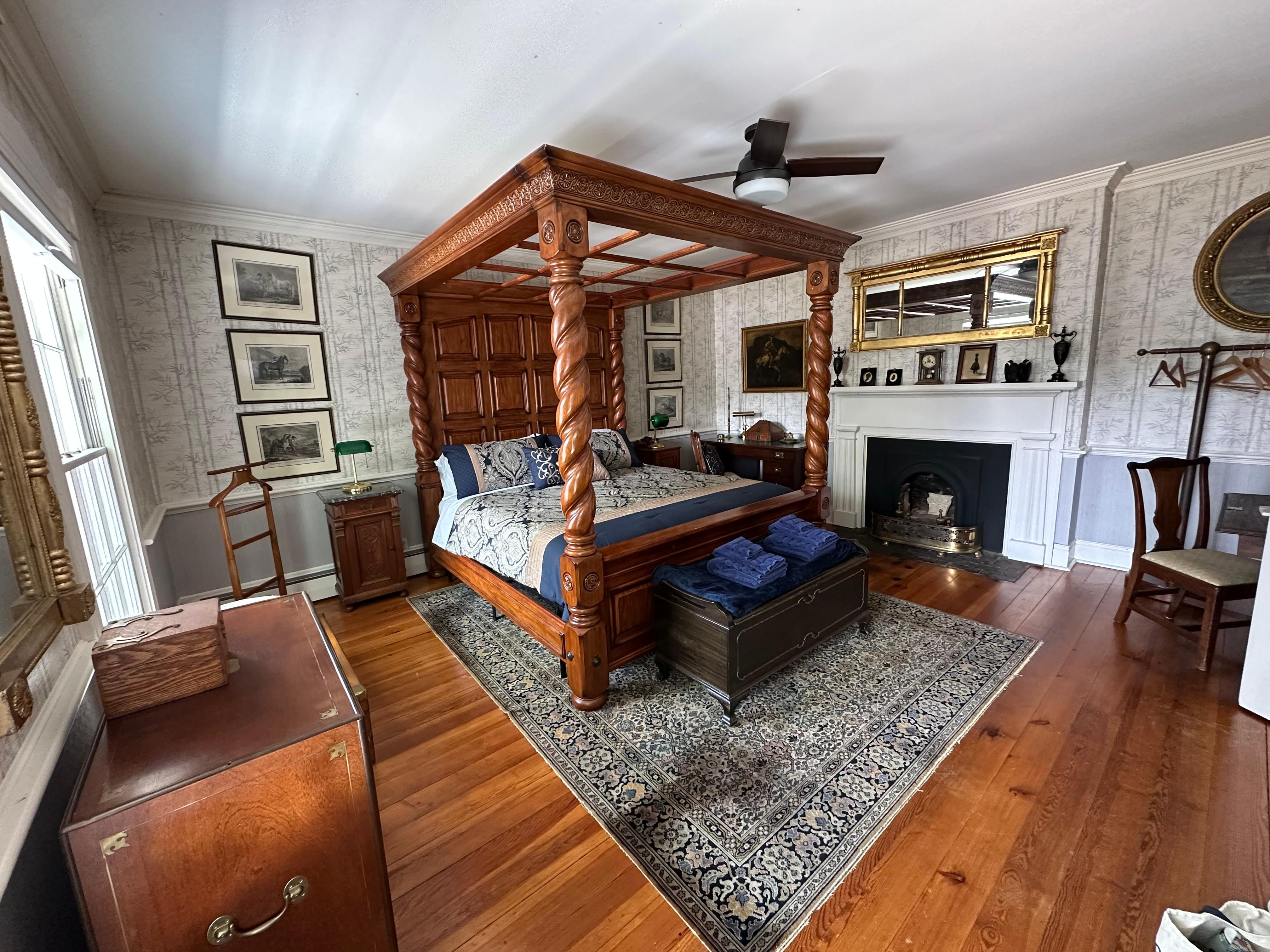 Just one of the gorgeous bedrooms