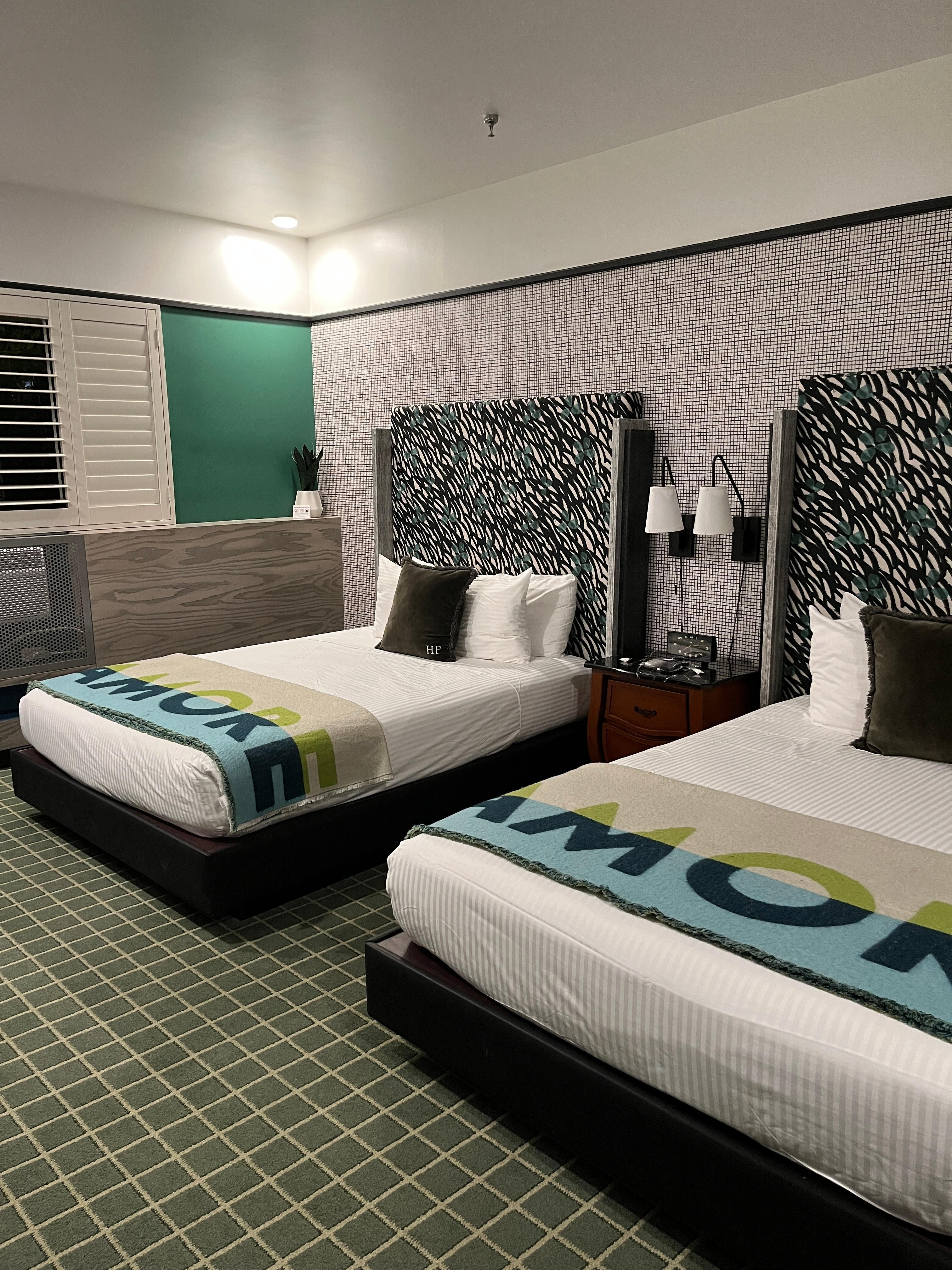 Two queen beds room