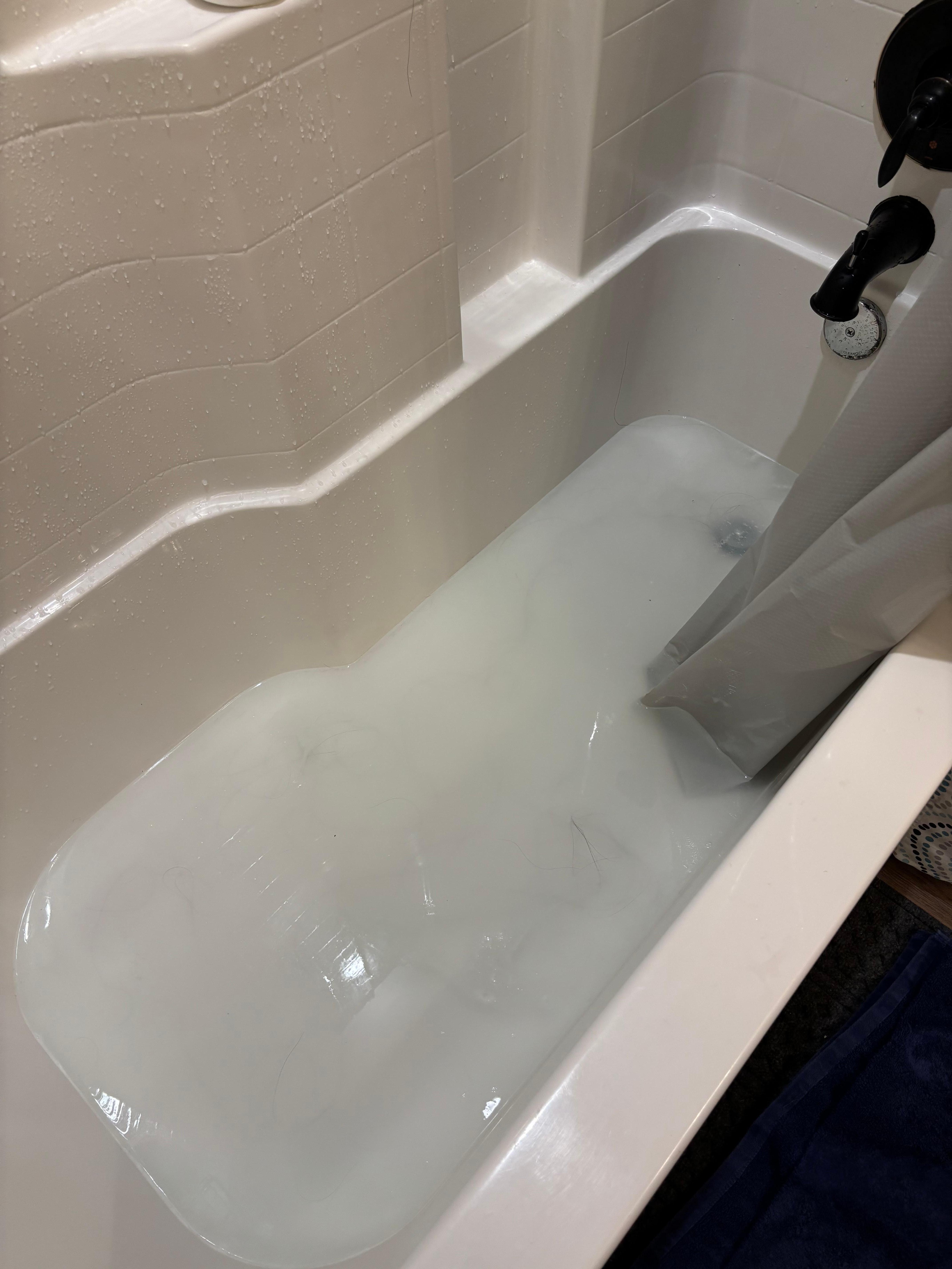 Bathtub not draining properly 