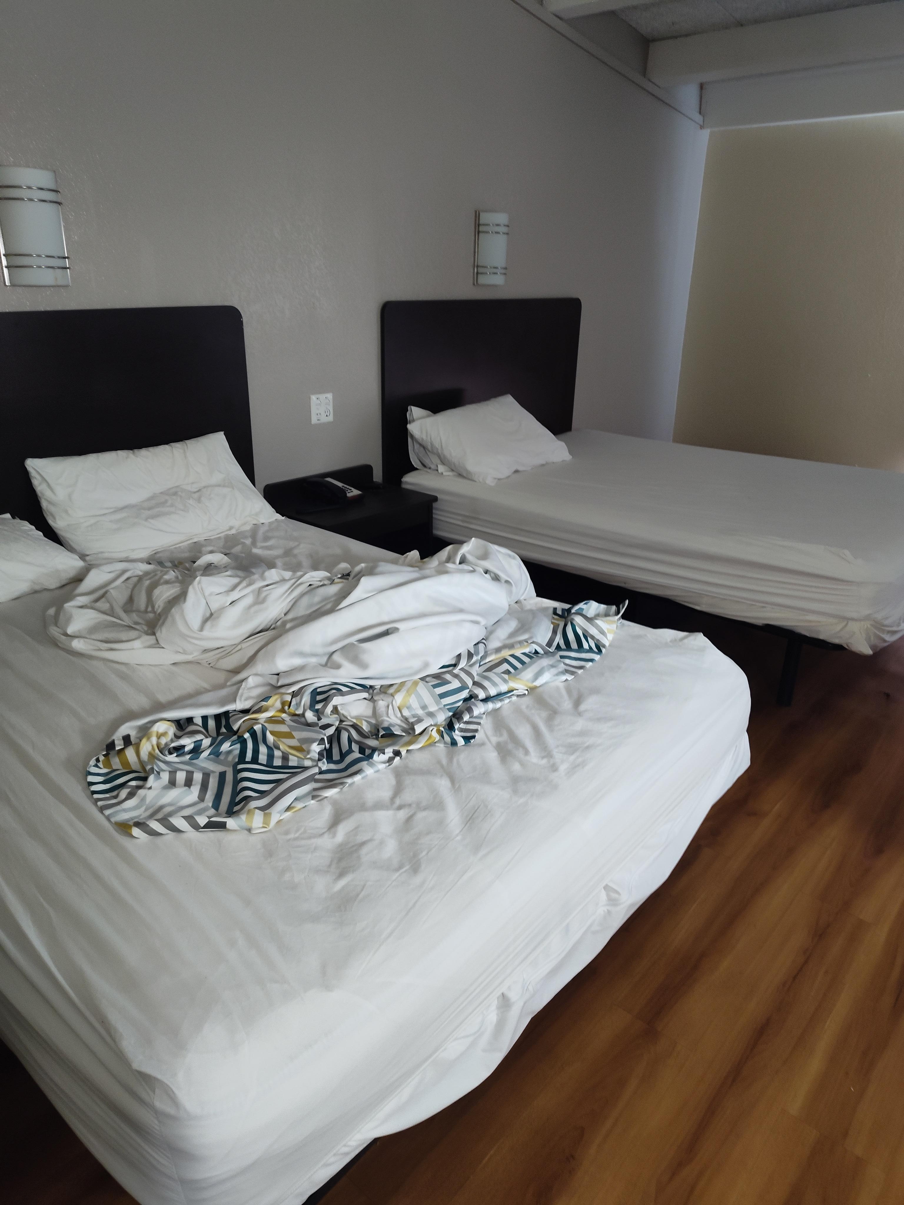 The size of beds were ok