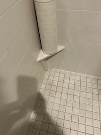 Dirty shower floor