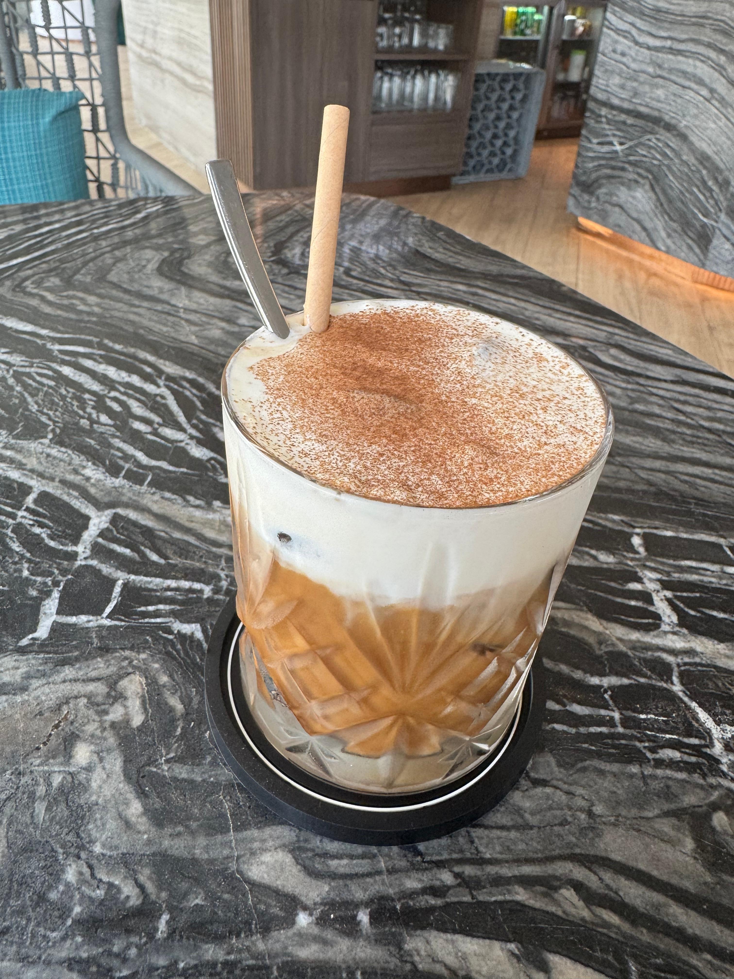 From the coffee bar