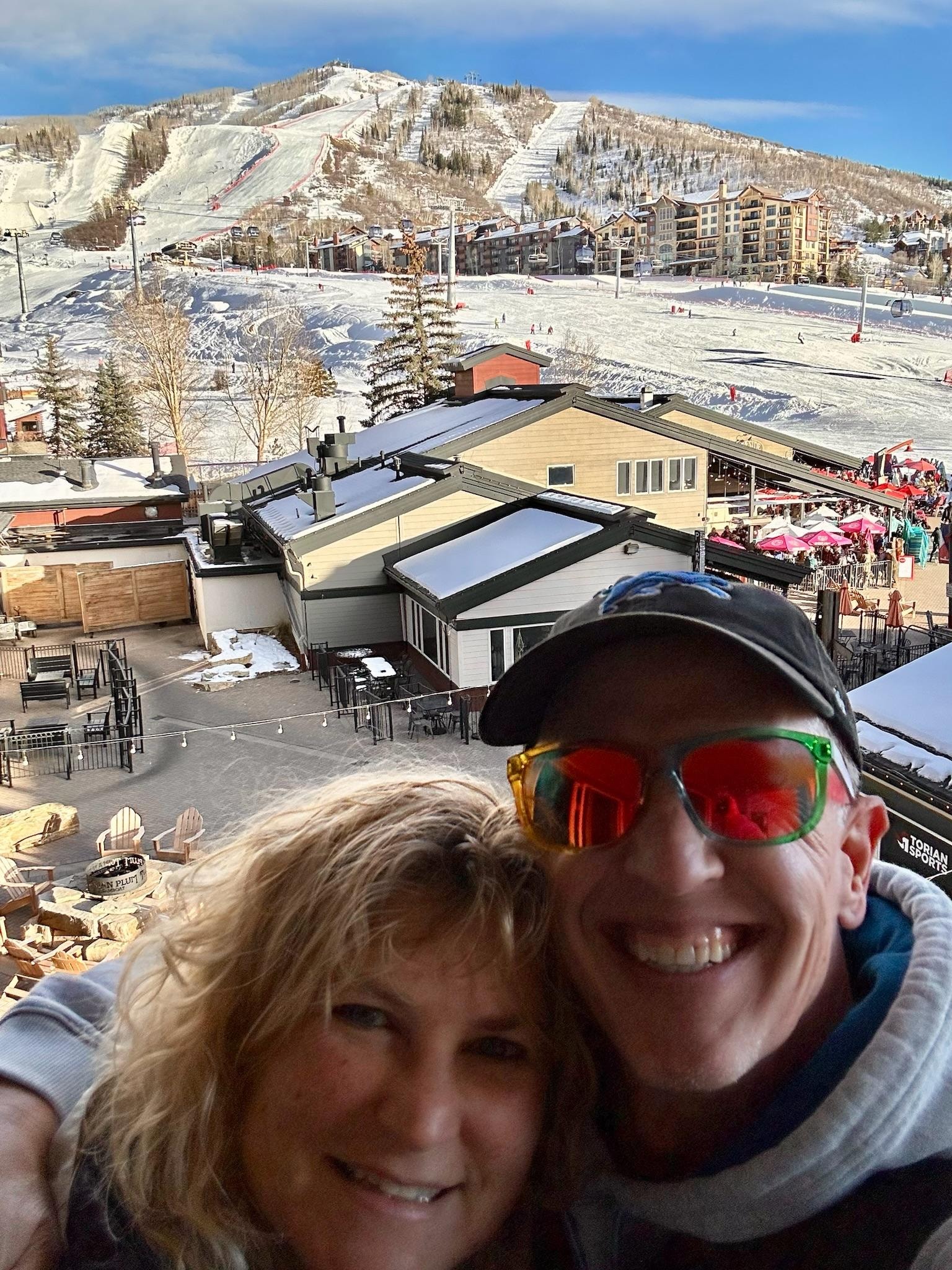 Selfie from the condo balcony.