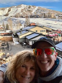 Selfie from the condo balcony.