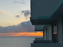 Sunrise from the balcony