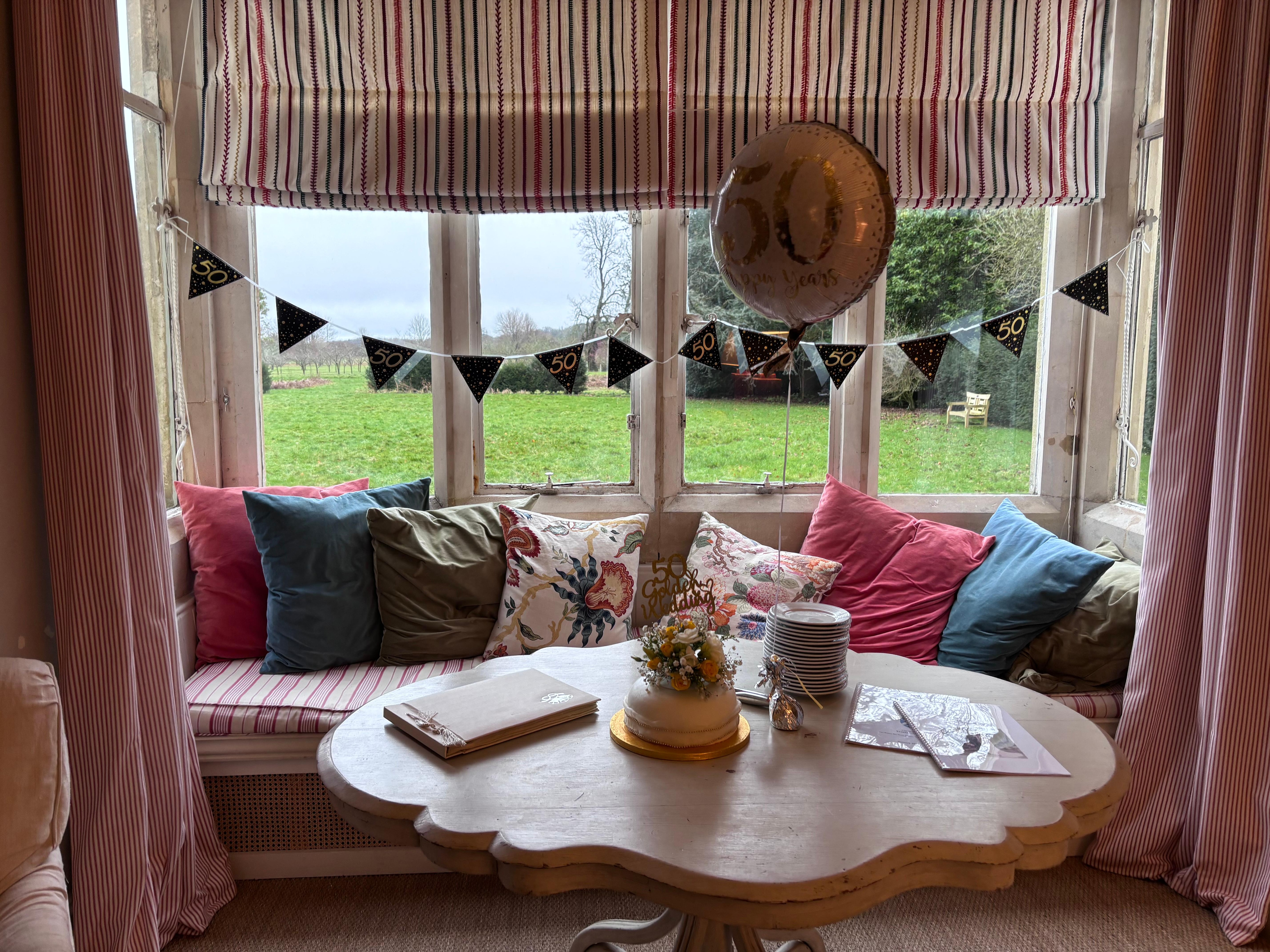 Perfect place for our family to celebrate my parents 50th wedding anniversary 