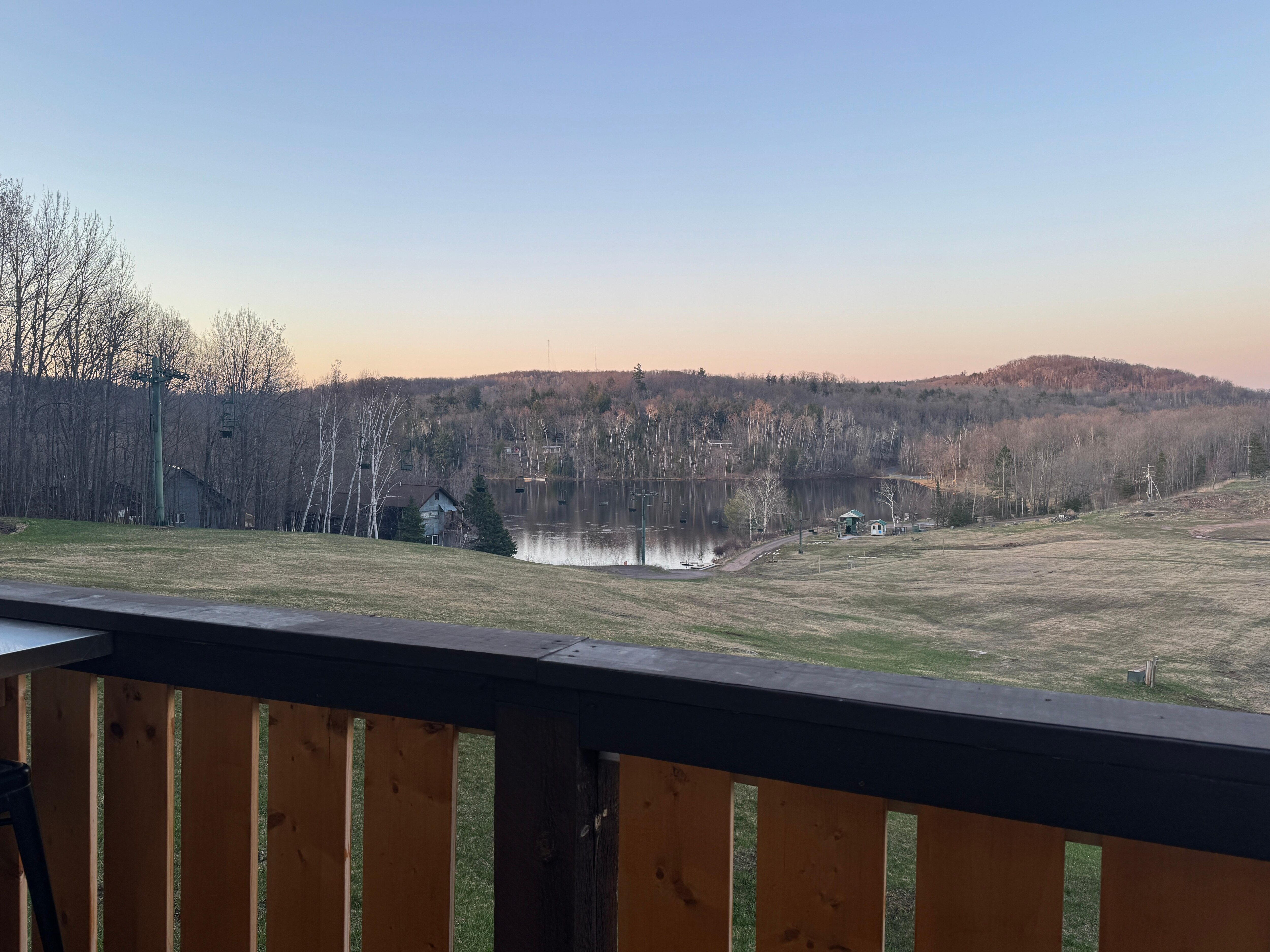 View from deck…it would be jaw dropping gorgeous in the fall! 
