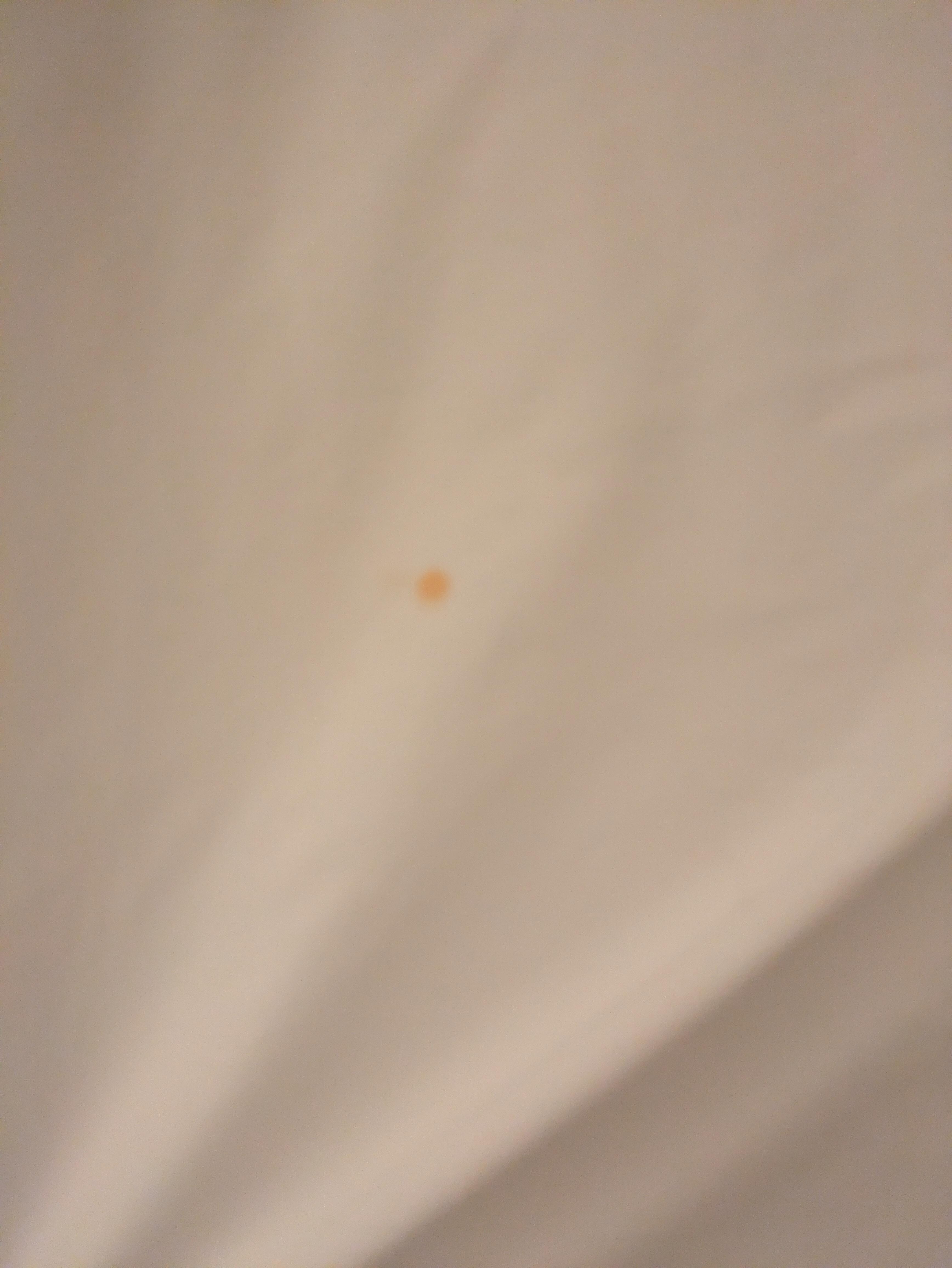Stain on pillow case