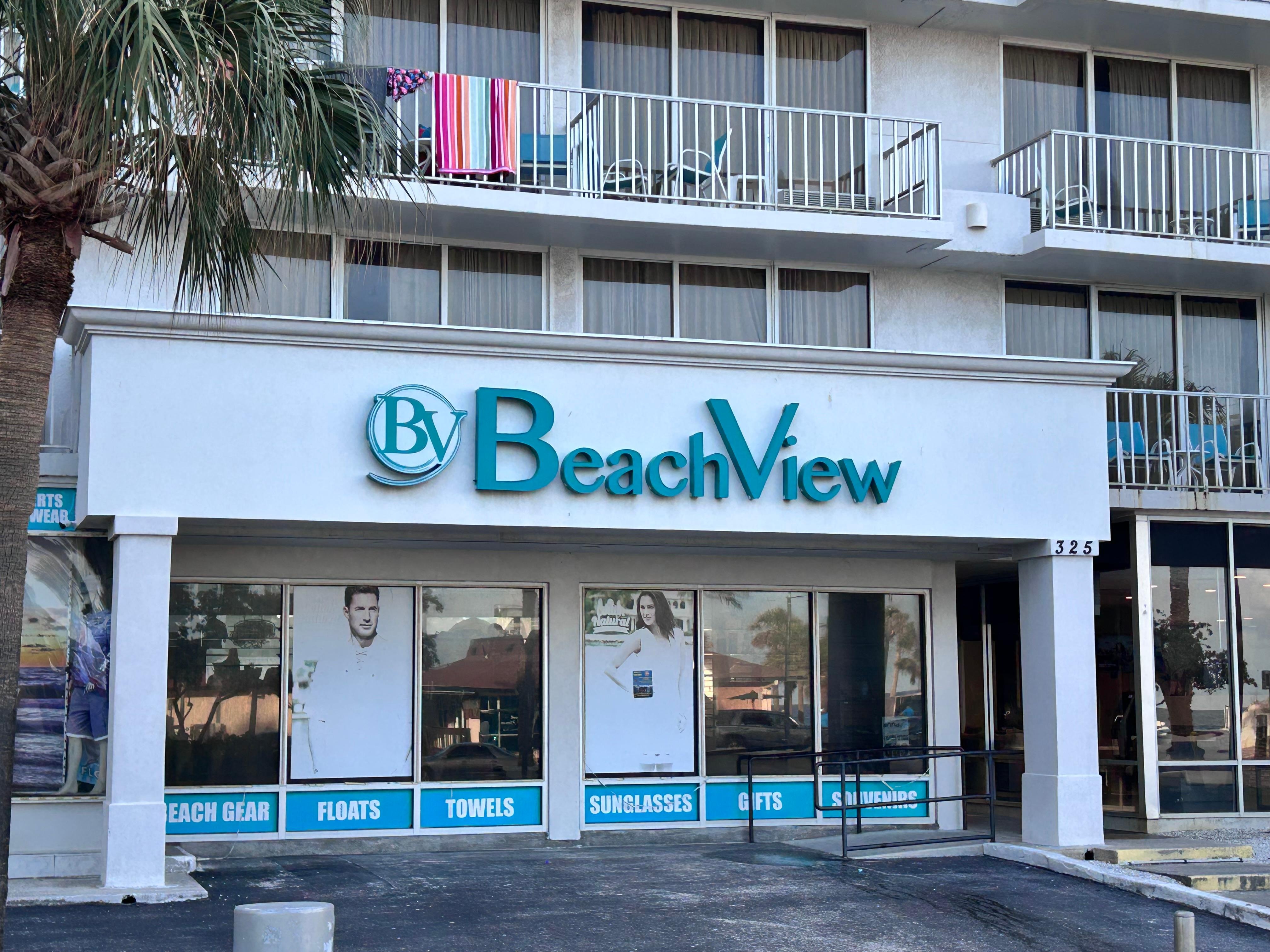 Front of Hotel- I cropped out the broken windows