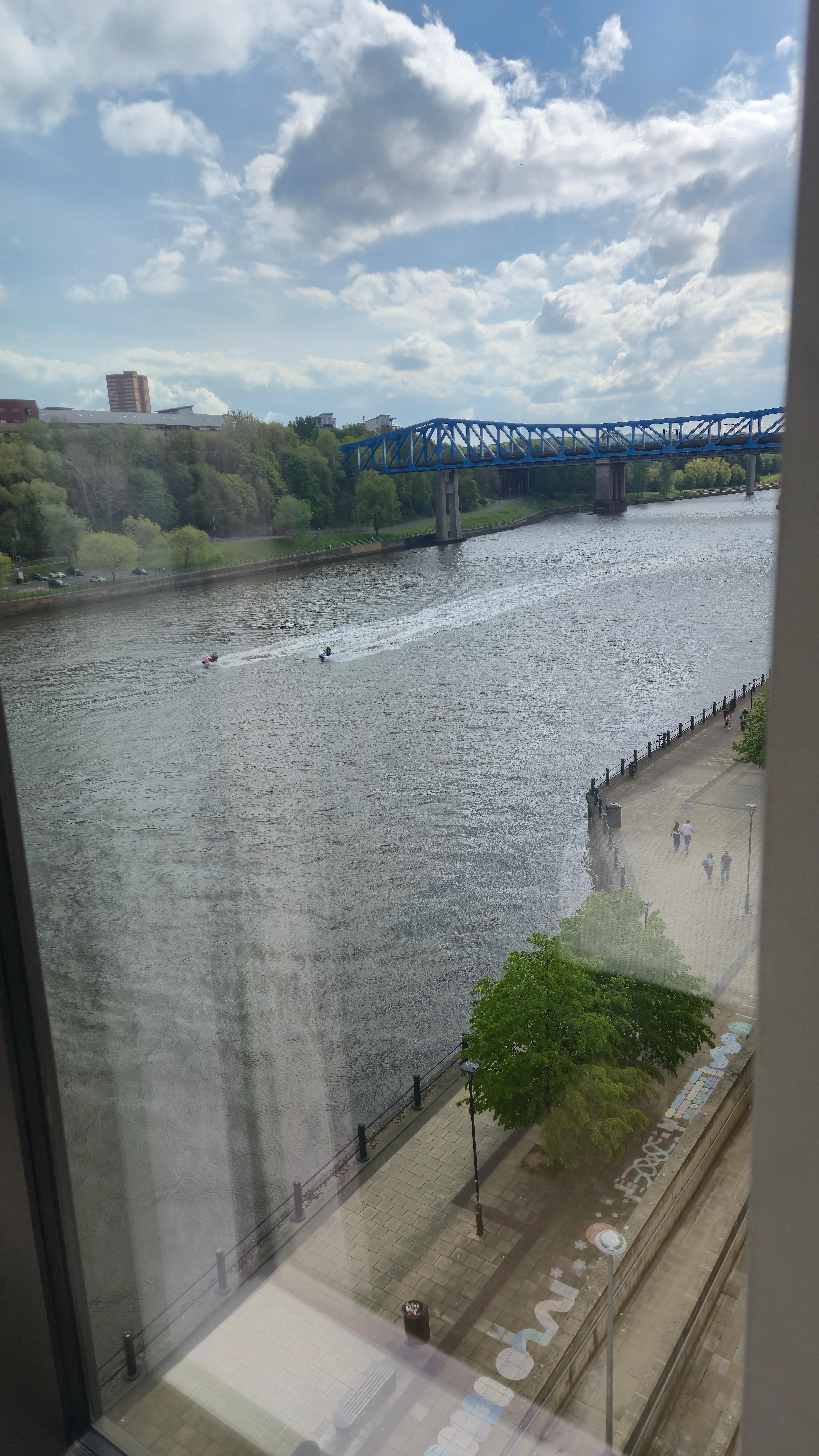 Great view from our room looking over the river Tyne. 