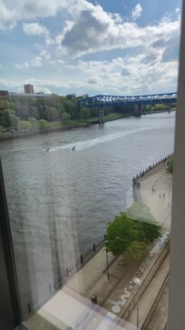 Great view from our room looking over the river Tyne.
