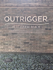 Entrance to the hotel