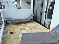 Balcony off the master suite