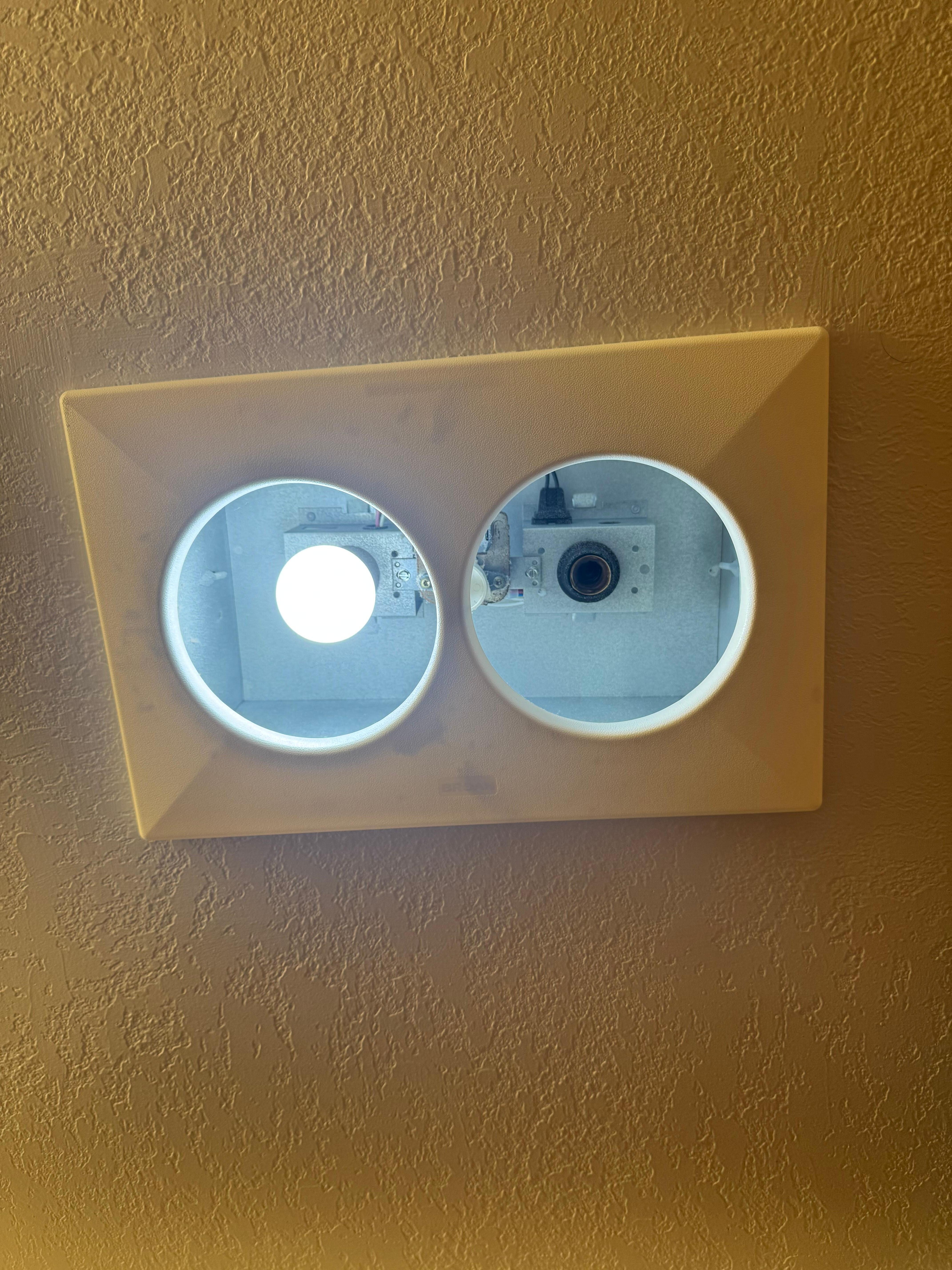 No light in bathroom