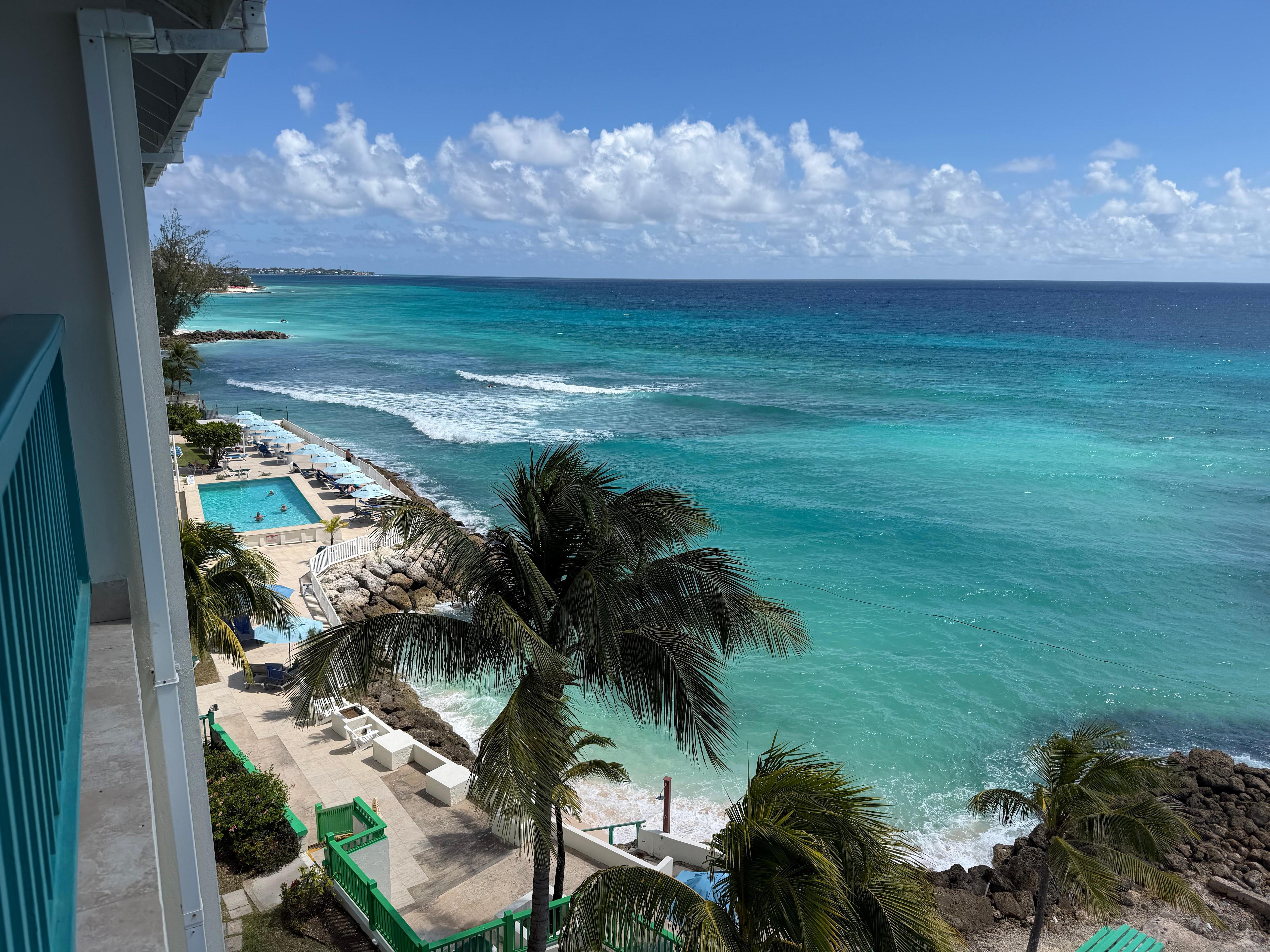 Beautiful view from balcony.