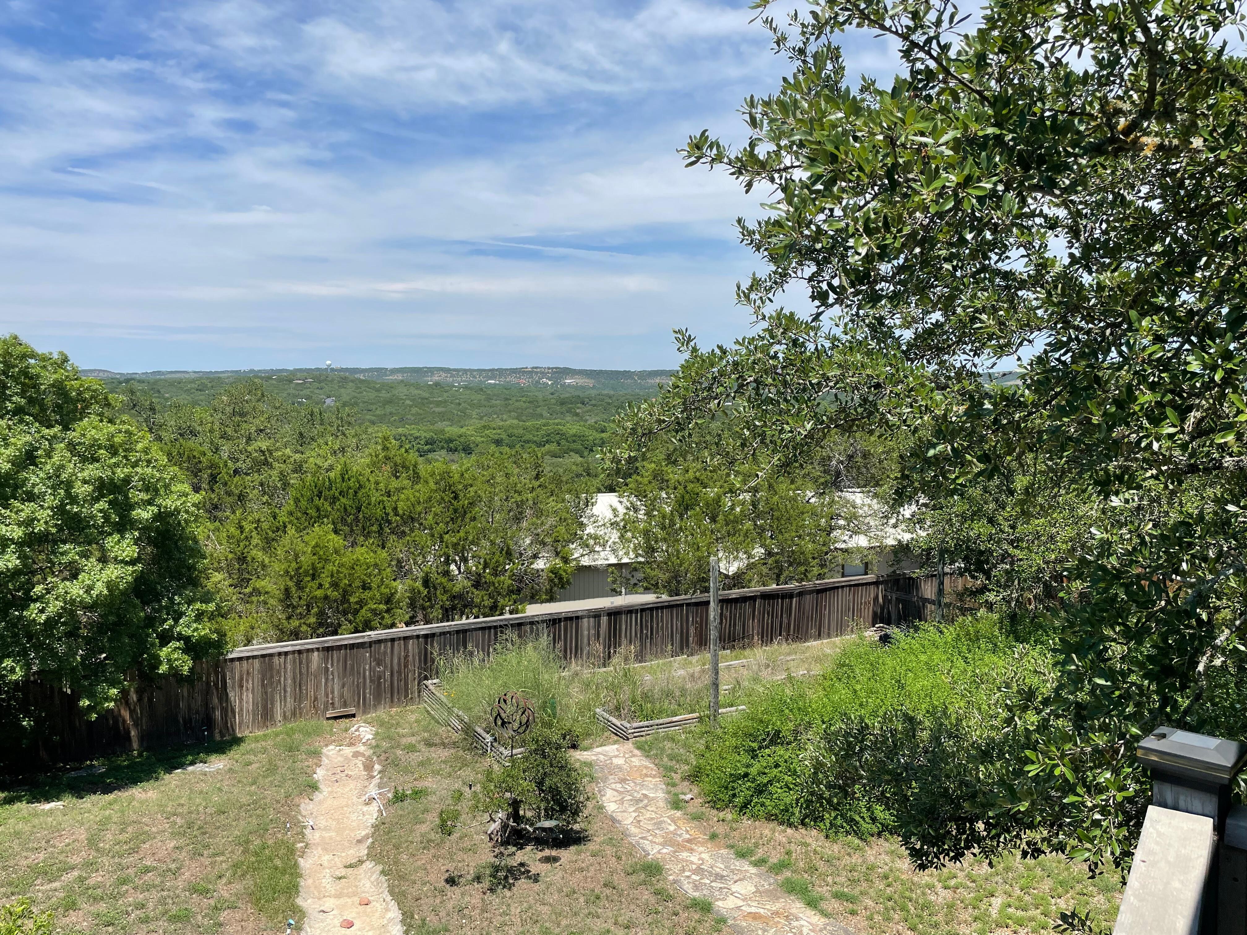 View from front door.