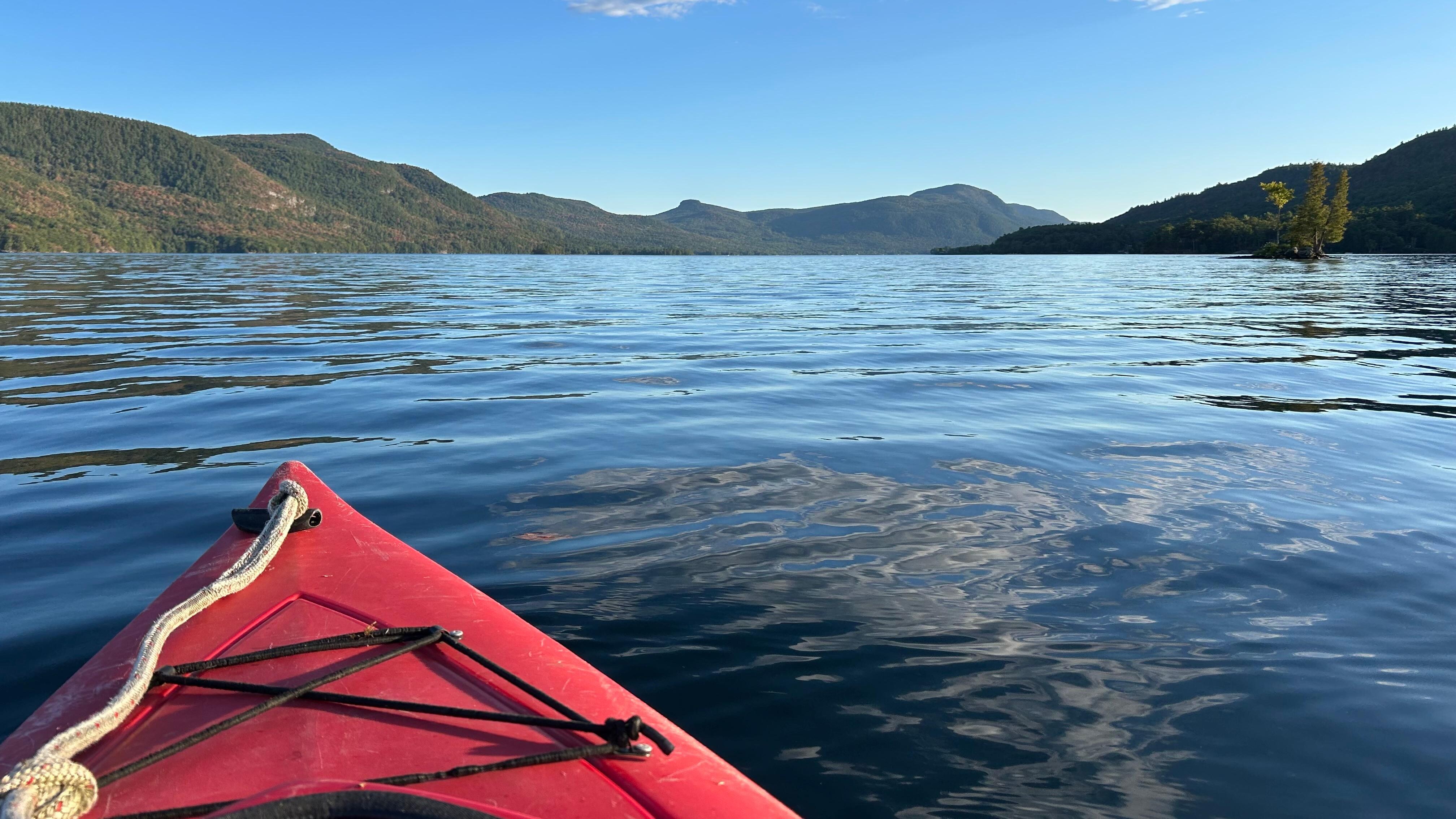 LOVED kayaking all around the nearby coves