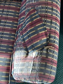 Couch in the room. Better couches left on the side of the road!