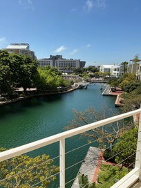 View from the spacious balcony.
