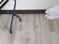 This is what the double room looked like