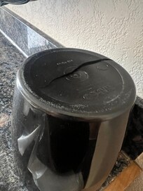 Broken ice bucket