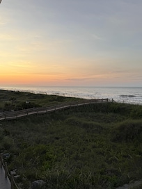 Sunrise view from balcony