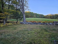 The view of Mt. Monadnock from the backyard.