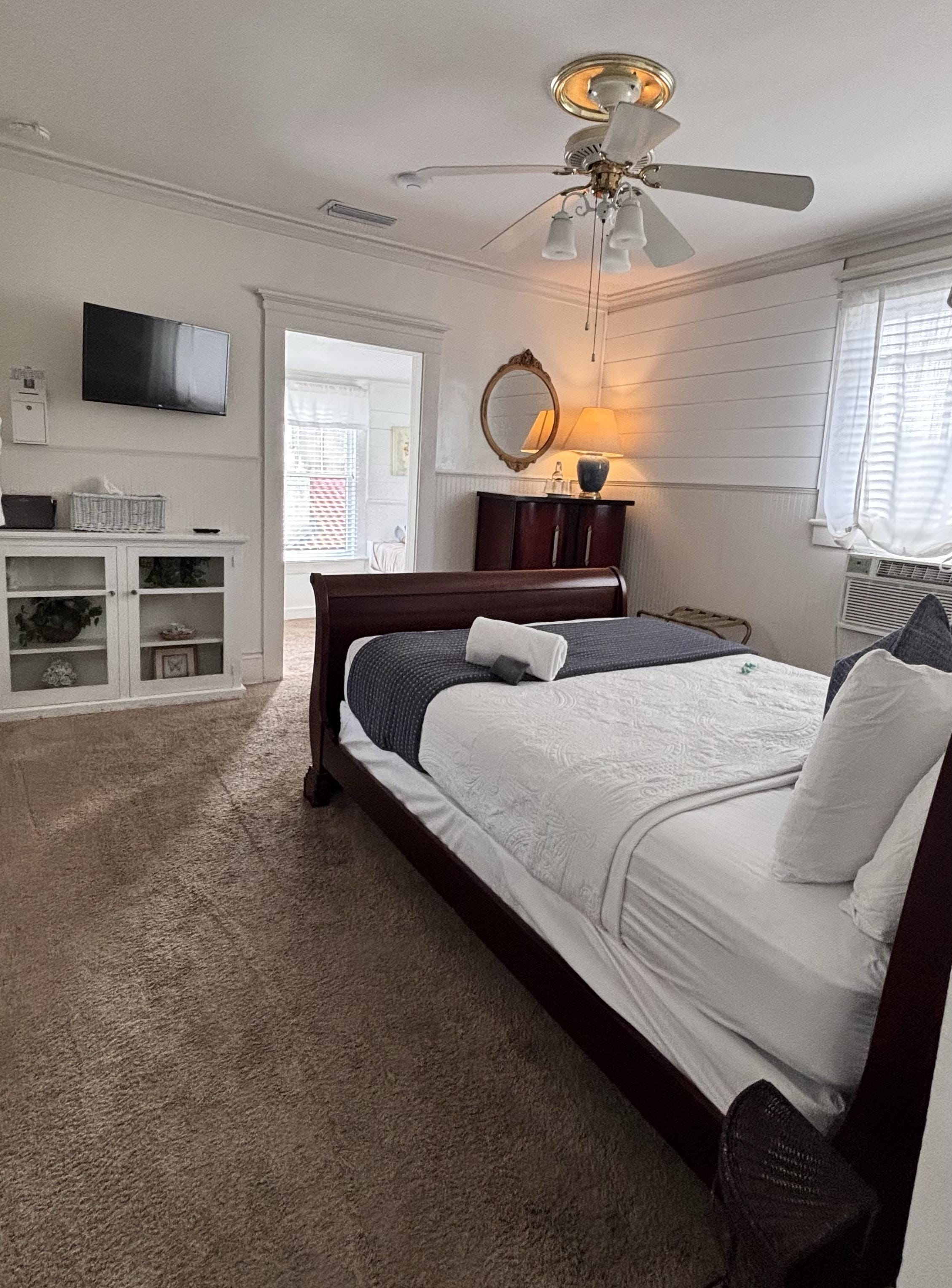 Our room The Garden was perfect with 2 additional twin beds in adjacent room.