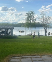 Lawn and lake access