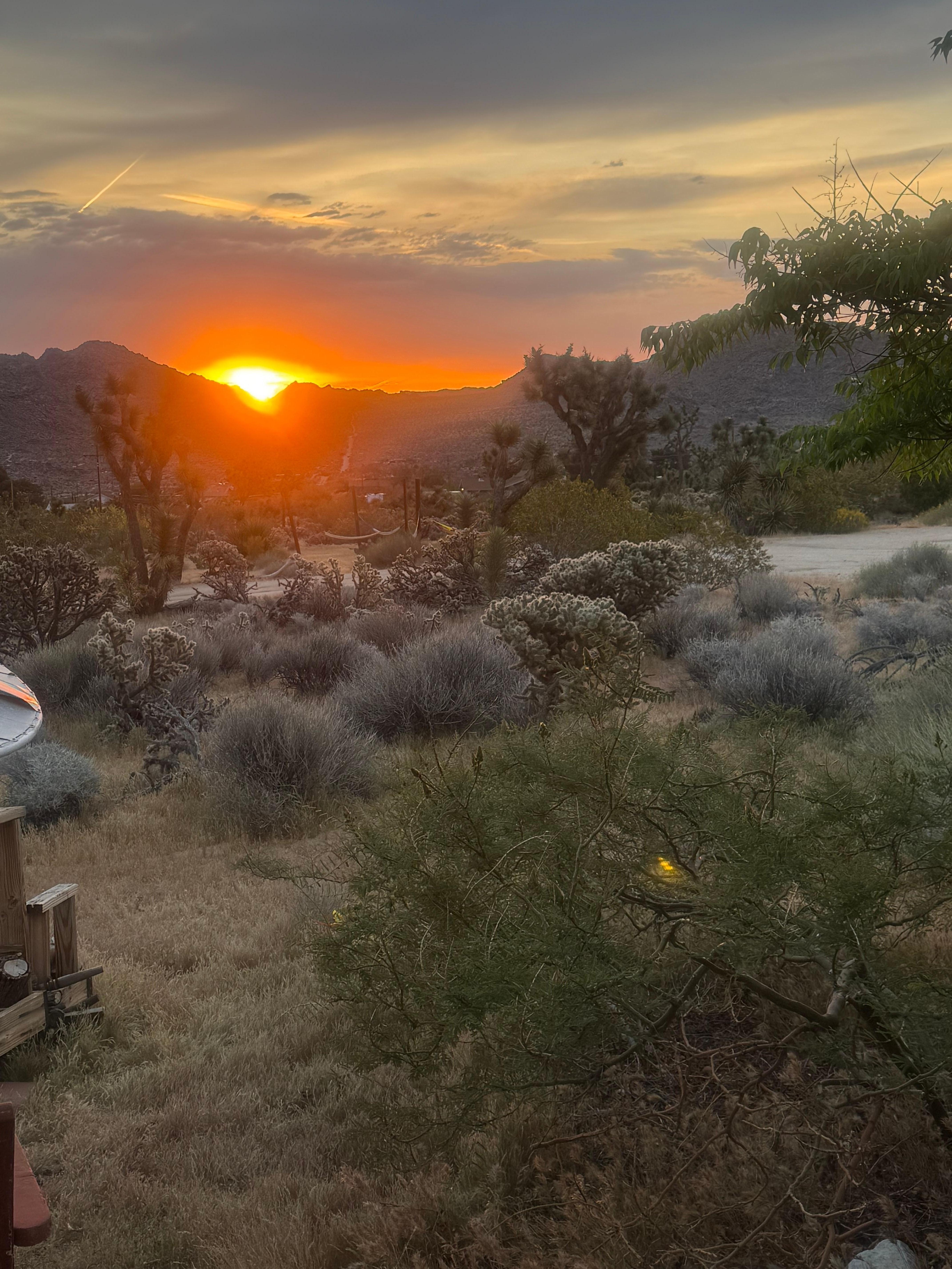 Sunrise from front porch 