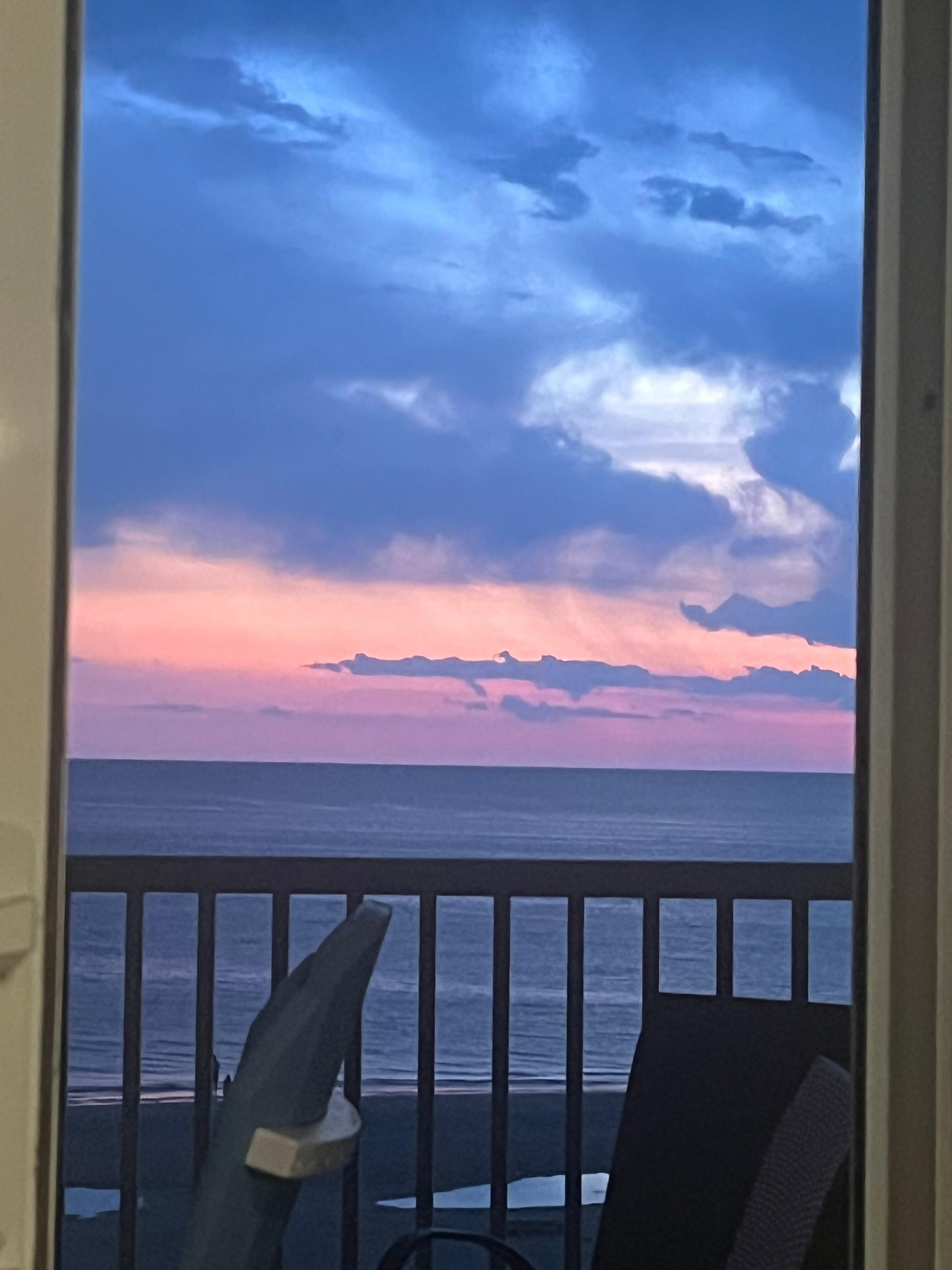 View from master bedroom 