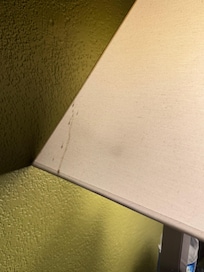 Stain ? Blood on lamp shade