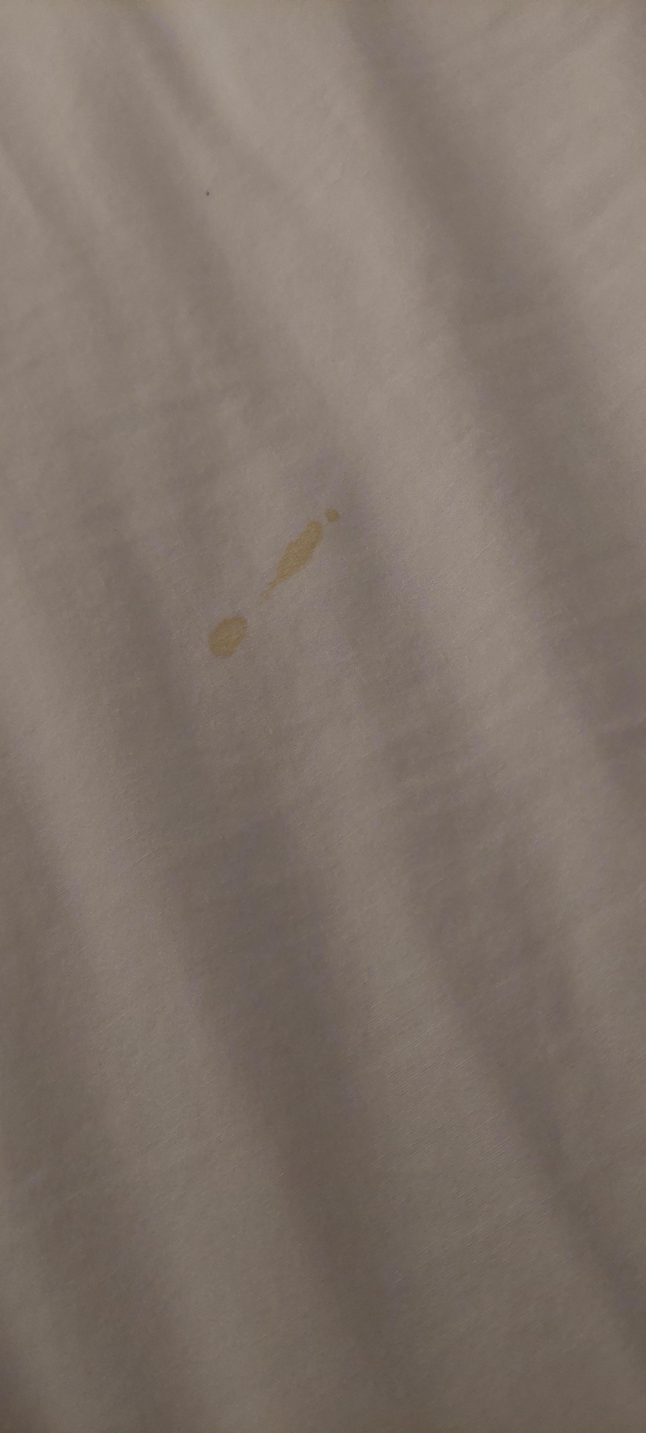 is that blood? sheets were stained