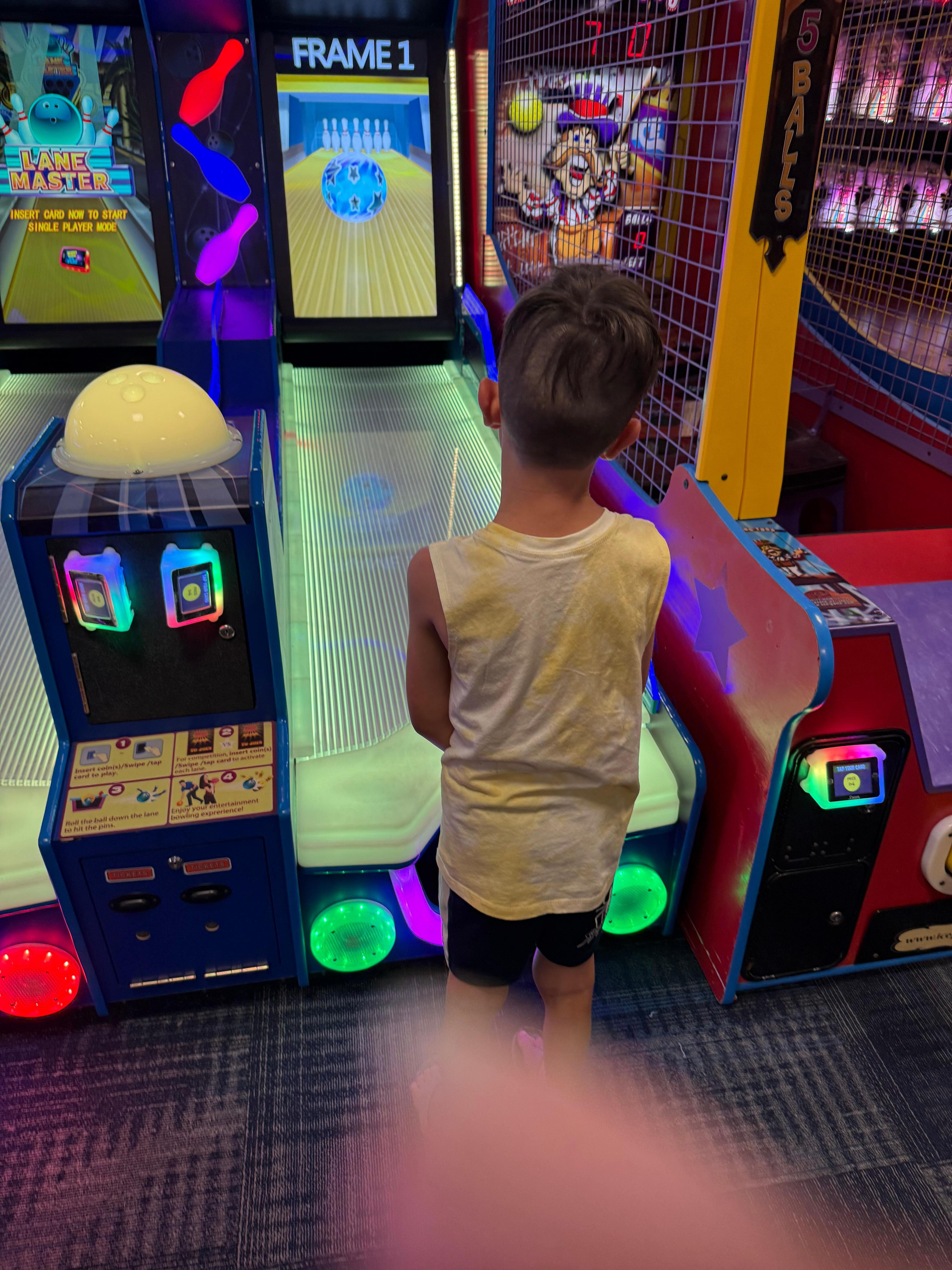 Arcade for kids was great! 