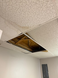 Missing ceiling tile