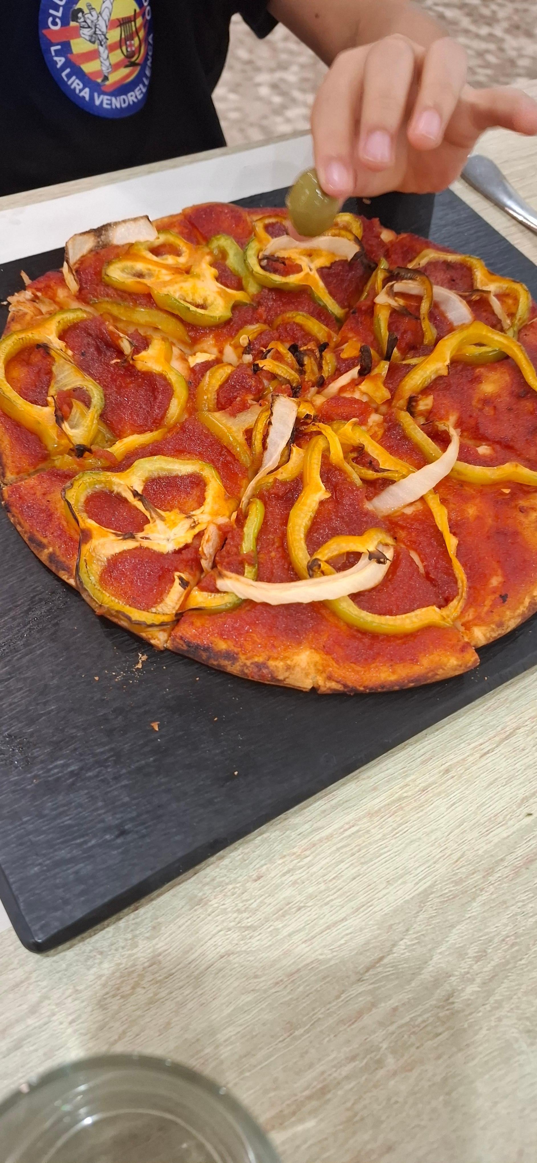 Pizza vegana para Aplv