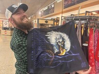 Shawnn at flaming gorge Harley Davidson