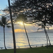 Sunsets were breathtaking