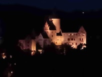 Blick von der Ferienperle auf das Schloss Schwarzenberg