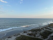 Beach view from the condo