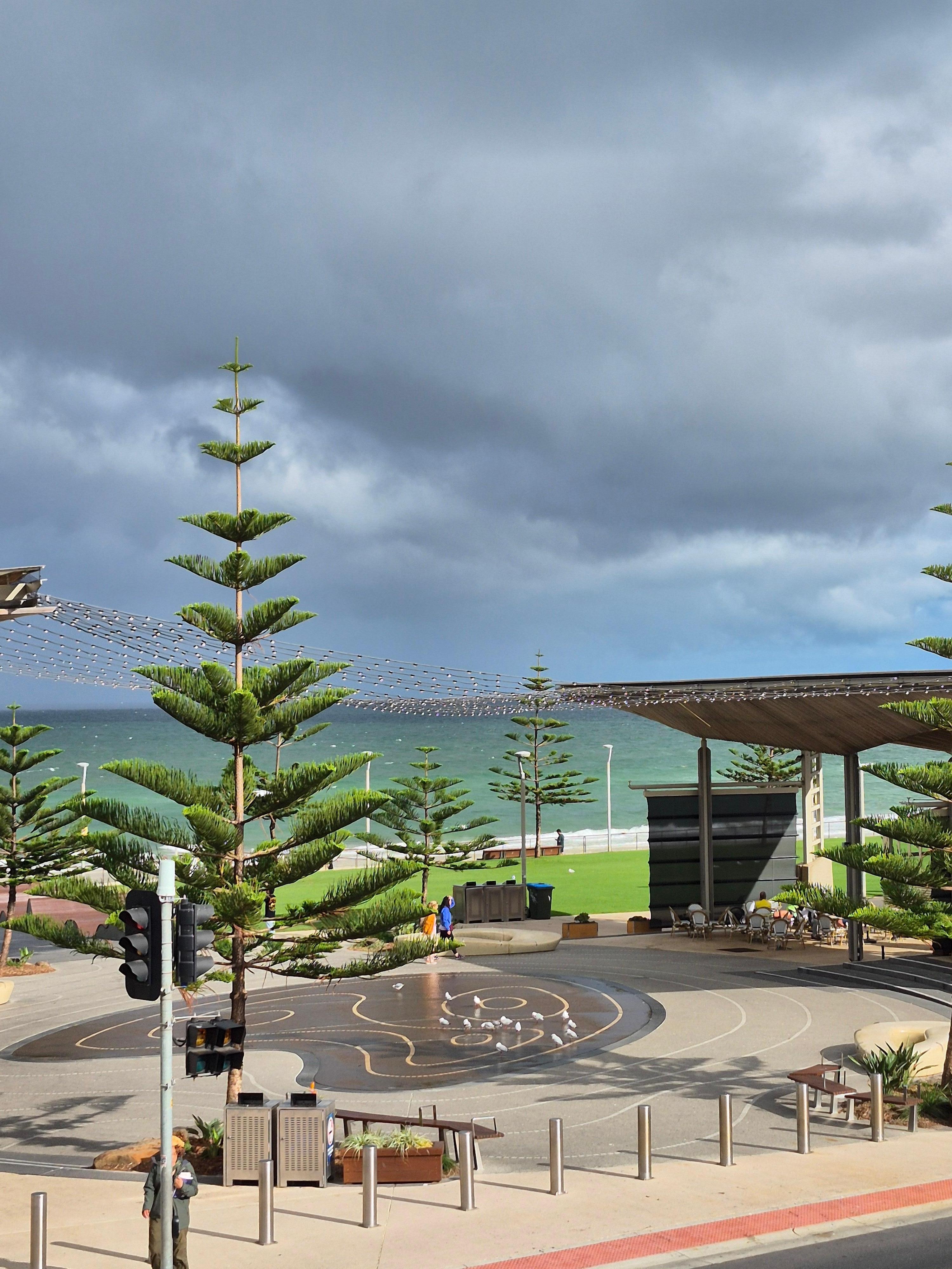 The view from the balcony in the hotel outside my room.